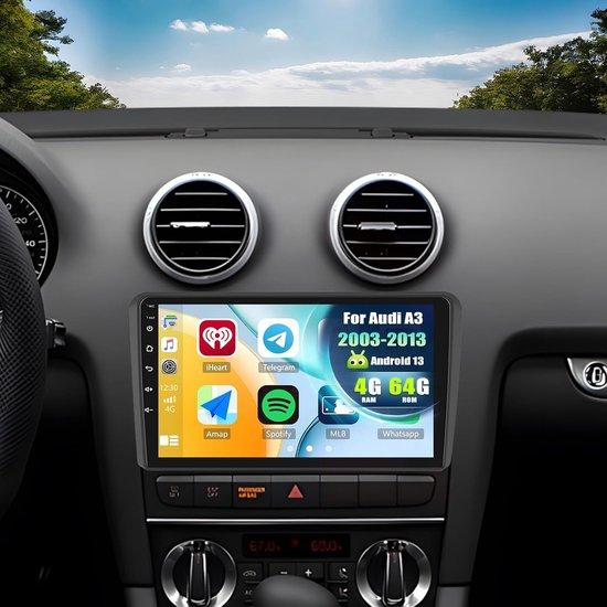 Android 13 Autoradio, 9 Zoll - 4 GB RAM + 64 GB Speicher - CarPlay/Android Auto - Navigation und Bluetooth