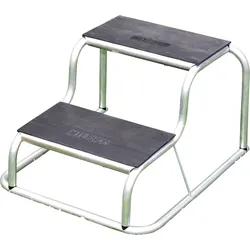 Milenco Aluminium Rubber Top Double Step