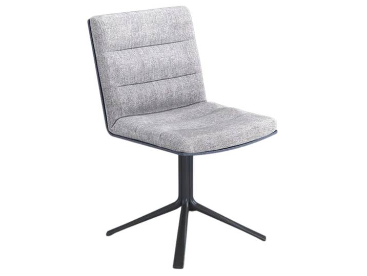 Stuhl 18Hundert Wimmer / Farbe: Schiefergrau / Bezugsmaterial: Stoff