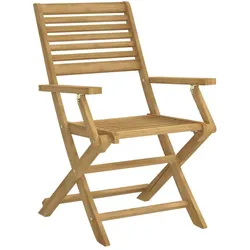 vidaXL, Gartenstühle, Aldonor (4 Stück Mit Armlehnen)