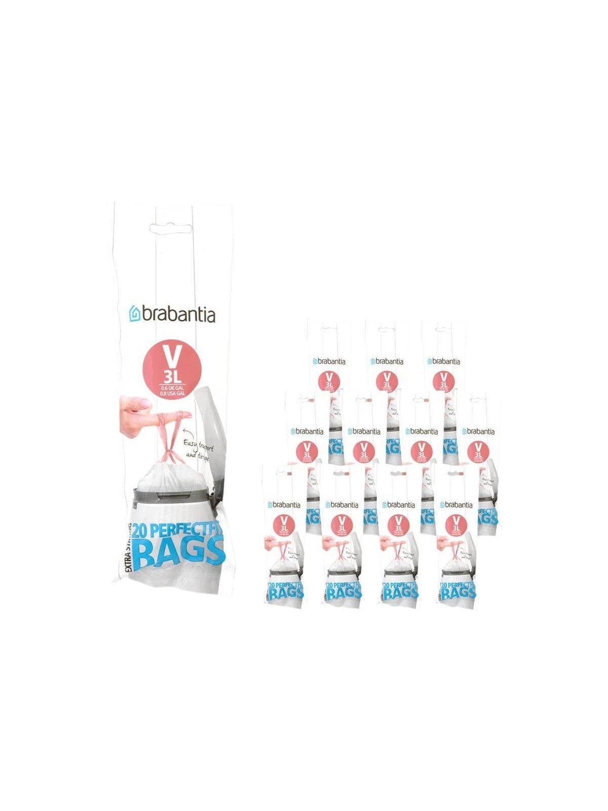 brabantia PerfectFit Code V Trash bag drawstring 3 L