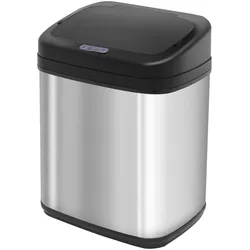 ABFALLEIMER 20L Silber, Schwarz