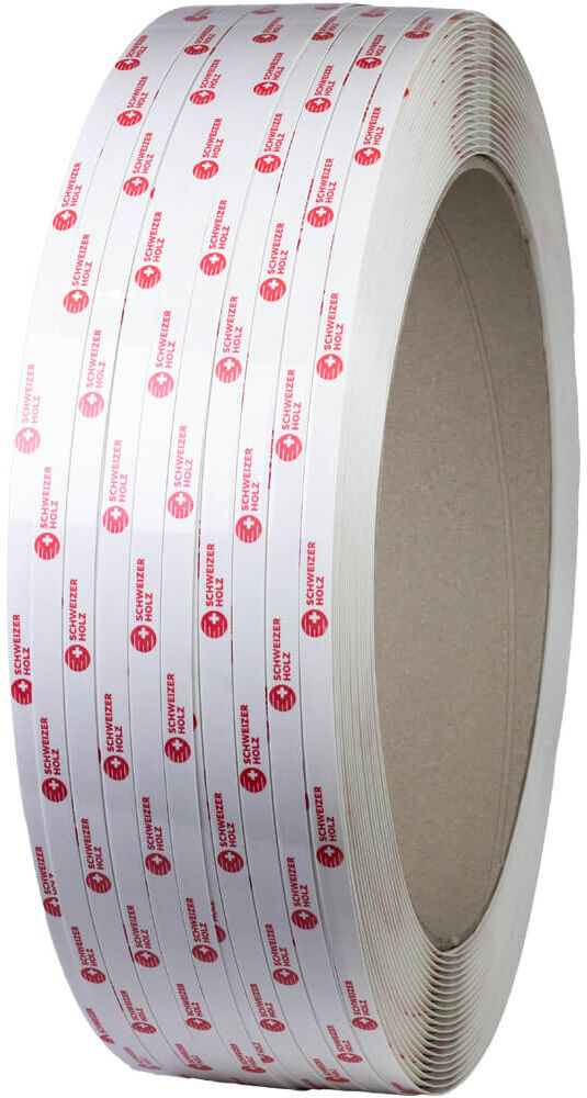 aXpel PET-Umreifungsband Schweizer Holz 15.5mm x 0.70mm x 1500m weiss