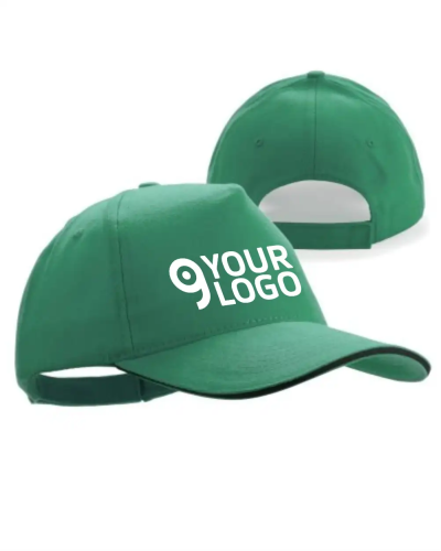 Cappellino Kisse 5 Pannelli in Cotone Personalizzate o neutre