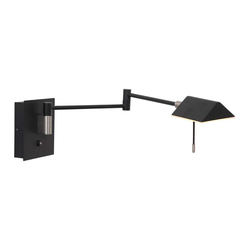 Steinhauer Wand leeslamp Retina zwart