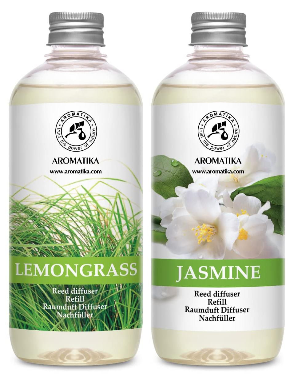 Dripio Ruimparfum Navulling Lemongrass & Jasmijn 2x500 ml
