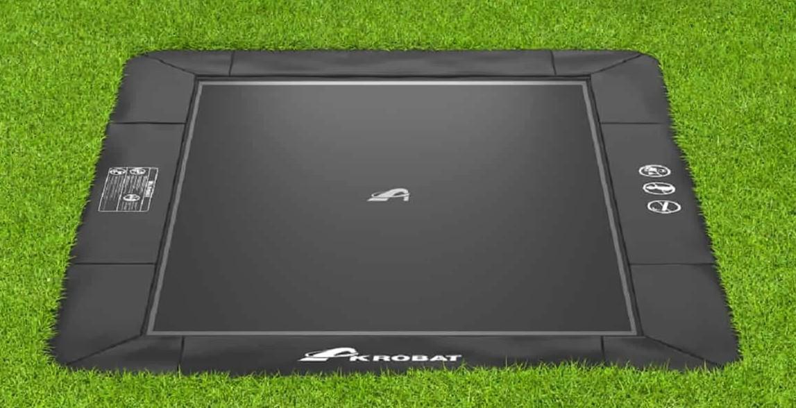 Trampolin AKROBAT PRIMUS FLAT, 335x244 cm, Schwarz/Schwarz