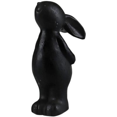 Dekofigur AM DESIGN "stehender Hase", schwarz, B:5,5cm H:14cm, Polyresin, Dekofiguren, Osterdekoration aus Polyresin