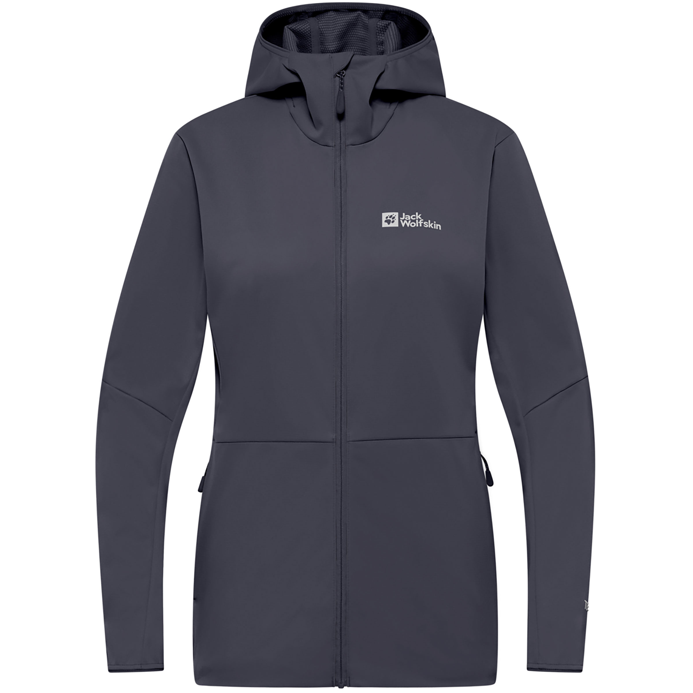 Jack Wolfskin Feldberg Damen Softshelljacke grau Größe XS Trekking Wasserabweisend Wasserabweisend