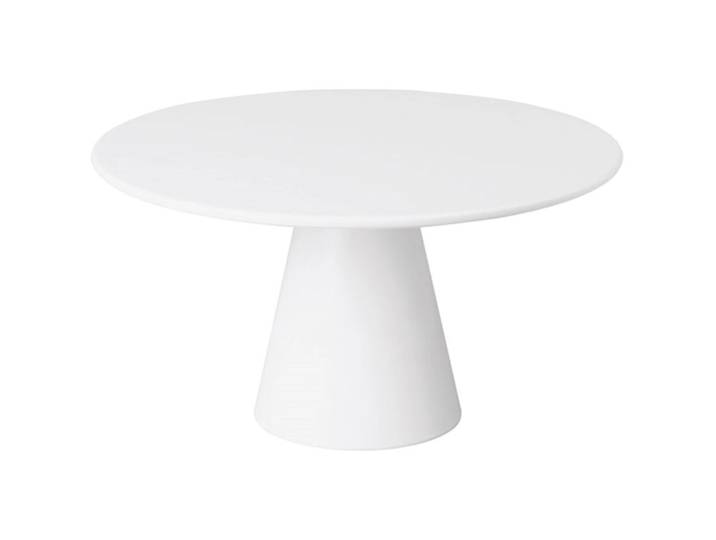 APS Servierplatte Casual weiss Melaminbeschichteter Holzwerkstoff Rund B 31 cm - Servierplatte