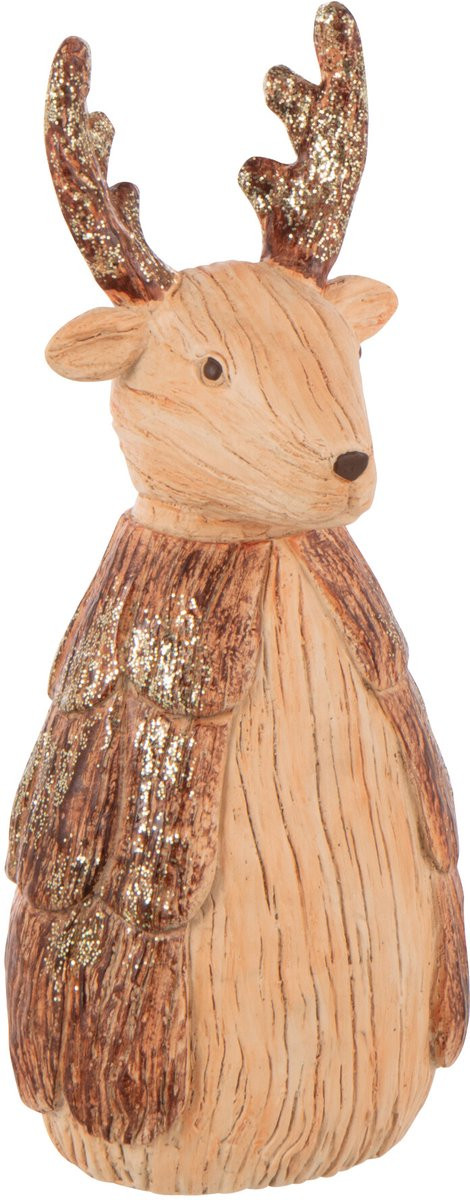 J-Line Rendier decoratie figuur - Camel - Polyresin - Large