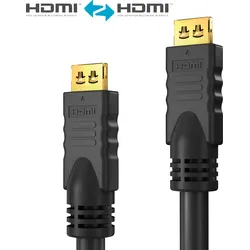 PURE PI1005-250 - HDMI-Kabel A-Stecker > A-Stecker, halogenfrei 25 m