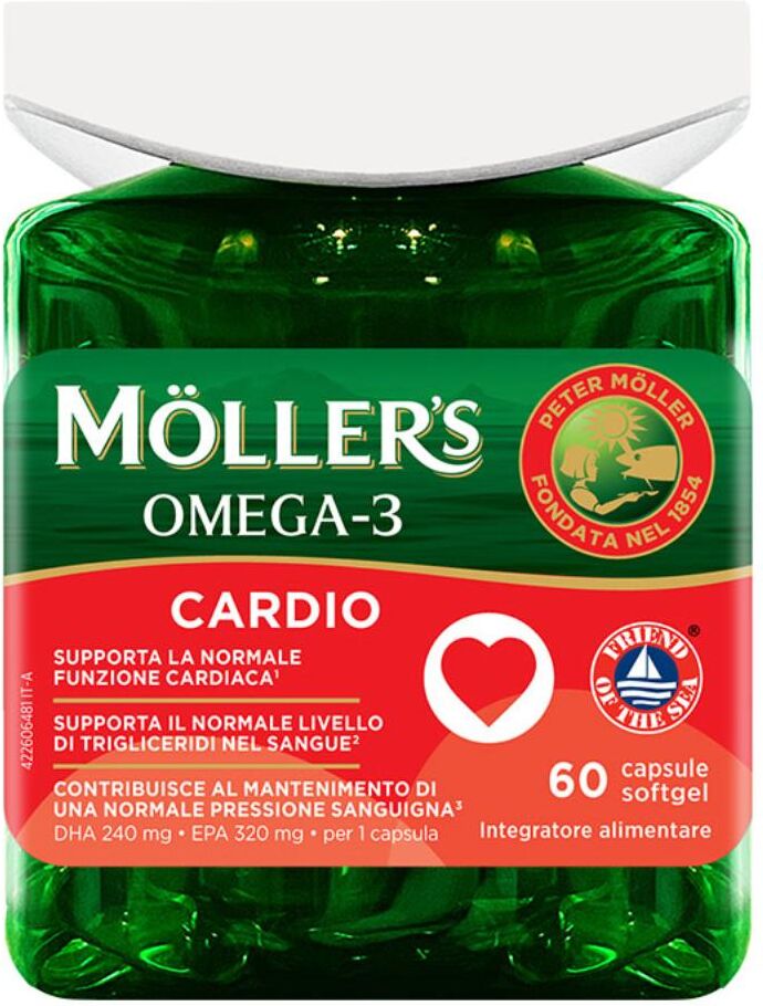 DIFAR DISTRIBUZIONE Srl Möller’s Omega 3 Cardio, 60 capsule