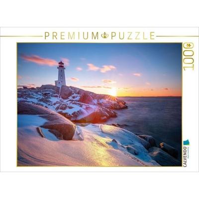 CALVENDO Puzzle Peggys Cove, Kanada | 1000 Teile Lege-Größe 64x48cm Foto-Puzzle für glückliche Stunden