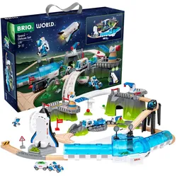 BRIO World Weltraum Deluxe Zugset - Holzeisenbahnset  - wunderbares Geschenk für Kinder ab 3 Jahren