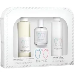 Eau My Bb, Babykörperpflege, Eau de Toilette Set 60ml, Bath Gel and Shampoo 200ml, and Moisturizing Lotion 200ml