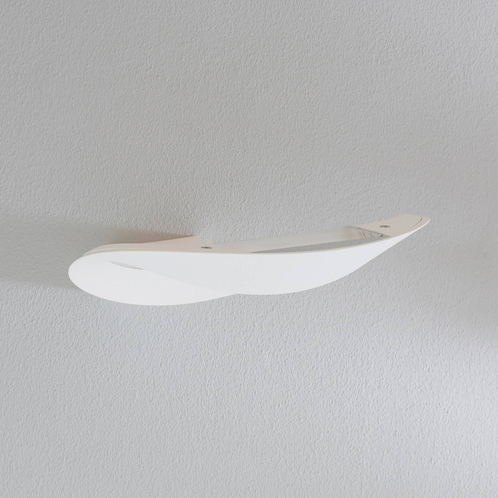 Artemide Designer Wandleuchte Mesmeri, dimmbar, weiß / opal, für Wohn- / Esszimmer, Aluminium, Design