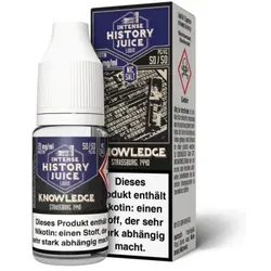 History Juice Knowledge NicSalt Liquid 10ml / 20mg