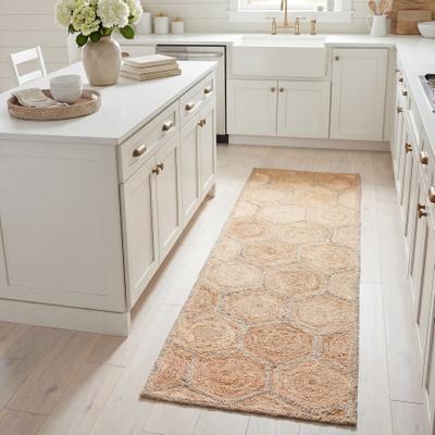 SAFAVIEH Handmade Natural Fiber Kika Honeycomb Jute Rug