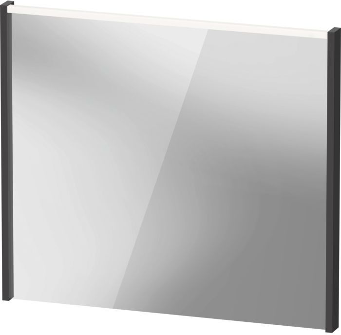 Duravit D-Code Spiegel DC7077049490000 800x700x48, Graphit Matt, mit LED Beleuchtung