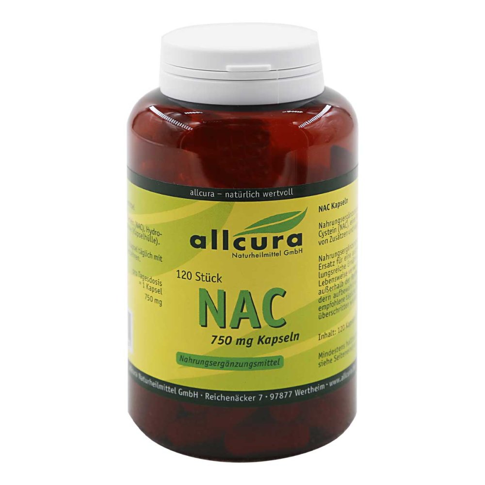 allcura Naturheilmittel GmbH Nac 750 Mg Kapseln 19128932