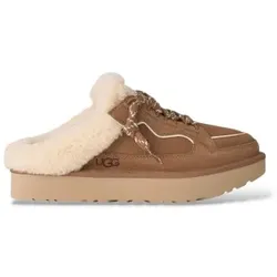 UGG für Damen. 1180313 Lowmel Mule Lederpantoletten braun (40), Wohnung, Spaltleder, Keine, Lässig, Heimtextilien