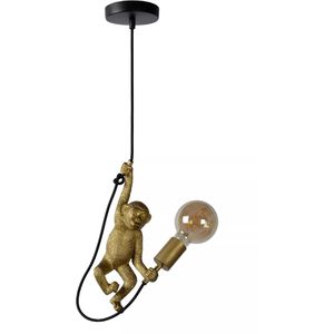 Lucide Pendelleuchte Extravaganza, mit E27-Fassung, Ø 18 cm, aus Metall, gold