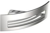 Emco System 2 Eckwandkorb 354501621 Eckmaß 185mm, mit verdeckter Befestigung, edelstahl