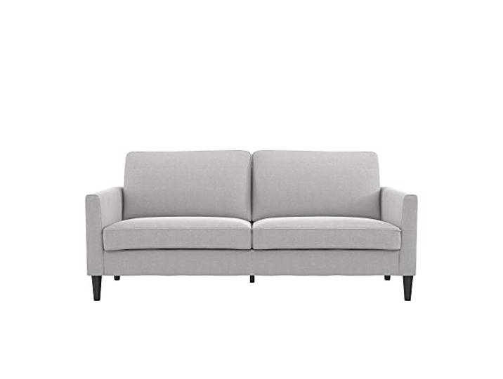 Winston Sofa 3 Sitze in Leinen Hellgrau