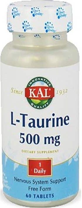 KAL L-taurina 500 mg 60 caps