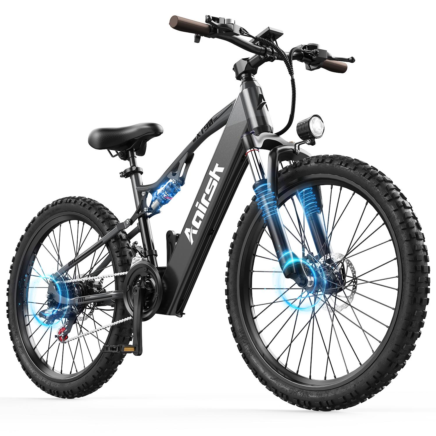 E-Mountainbike 26 Zoll Elektrofahrrad 250W Motor 48V 20Ah Akku 70km