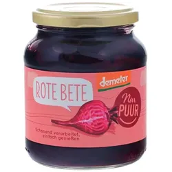NurPuur Rote Bete geschnitten demeter 340g