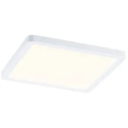 Paulmann LED Einbau-Panel AREO VariFit 3-STEP-DIM, IP44/20, eckig, 17.5cm, dimmbar mit Lichtschalter, 15W 3000K 1200lm, weiß matt PAUL-93053