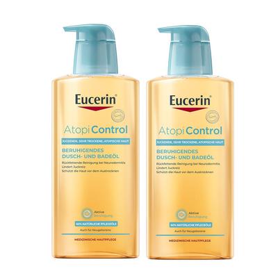 Eucerin AtopiControl Dusch- und Badeöl 2x400 ml Duschgel