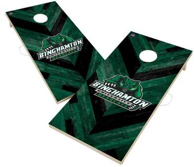Skip's Garage Binghamton SUNY Bearcats Cornhole Board Set