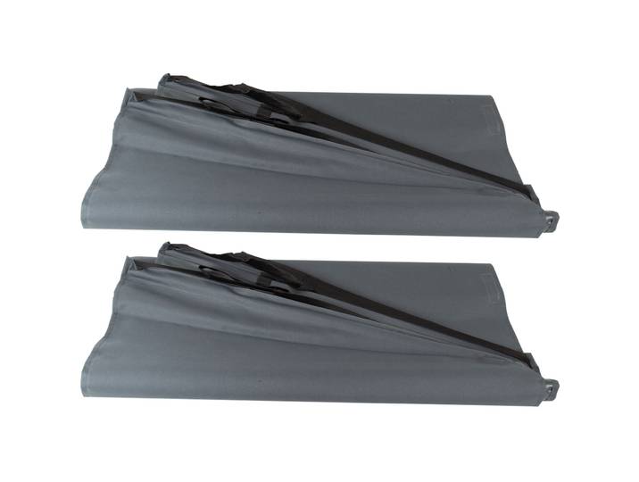 2er-Set Windschutzscheibenabdeckung mit Magnetstreifen, 145 x 70 cm, faltbar
