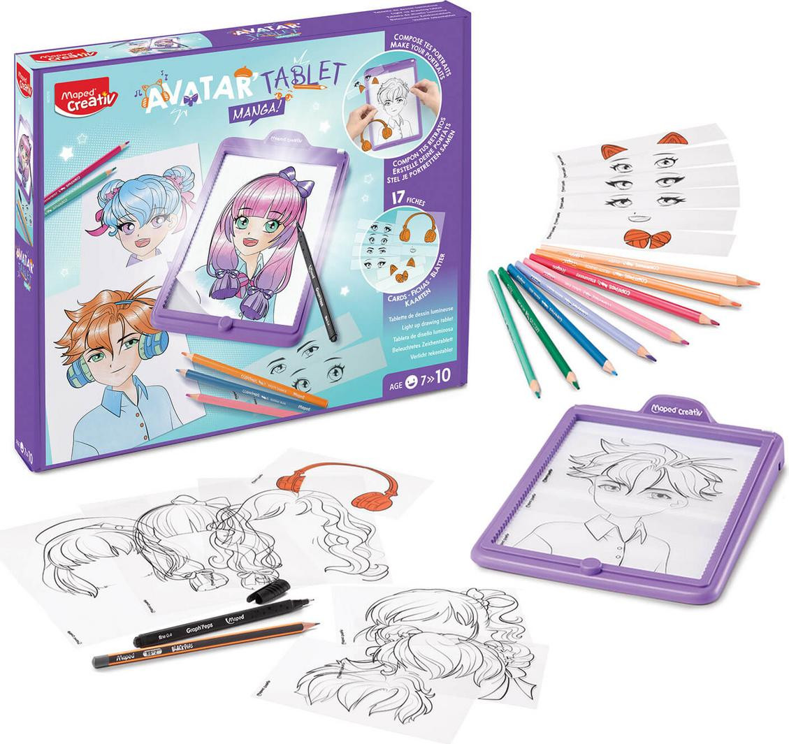 Maped Creativ LED-lichttafel AVATAR MANGA, paars