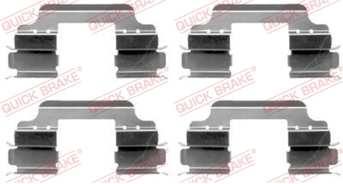 Zubehörsatz, Scheibenbremsbelag QUICK BRAKE 109-1648