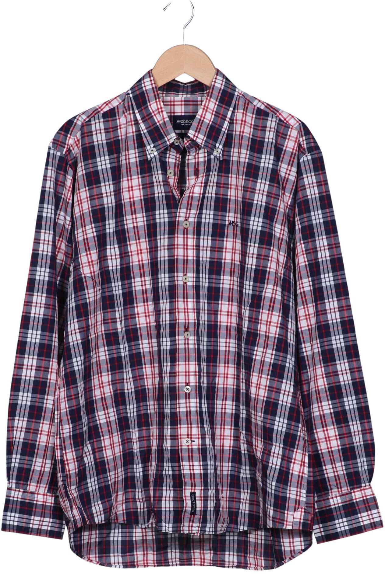 McGregor Herren Hemd, Mehrfarbig, Gr. XL, Baumwolle - Second Hand
