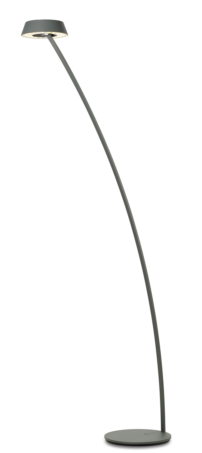 Oligo LED-Stehleuchte GLANCE (gebogen) grau G44-883-21-45 4035162267271
