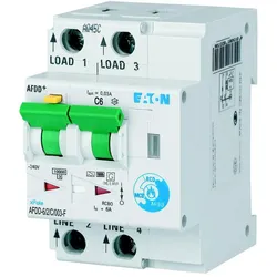 Eaton MB-300178 Brandschutzschalter, 2p, C, 6 A, 30 mA, Typ F AFDD-6/2/C/003-F MB300178