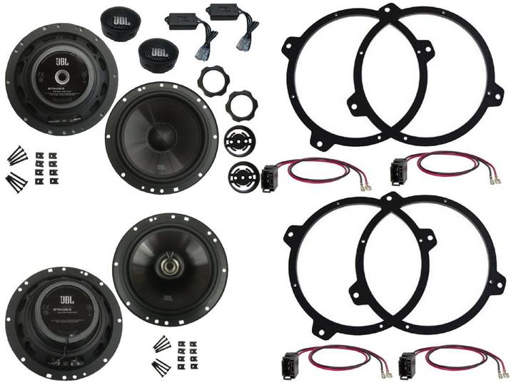 DSX JBL Audio Boxen Set für BMW 3er E46 Limousine Frontlautsprecher Heck Auto-Lautsprecher (150 W)