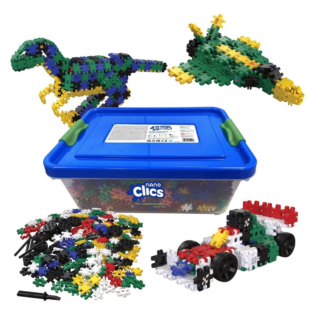 Clics Nano - Baukasten für kreative Baumeister - 2000 Teile. (NC008)