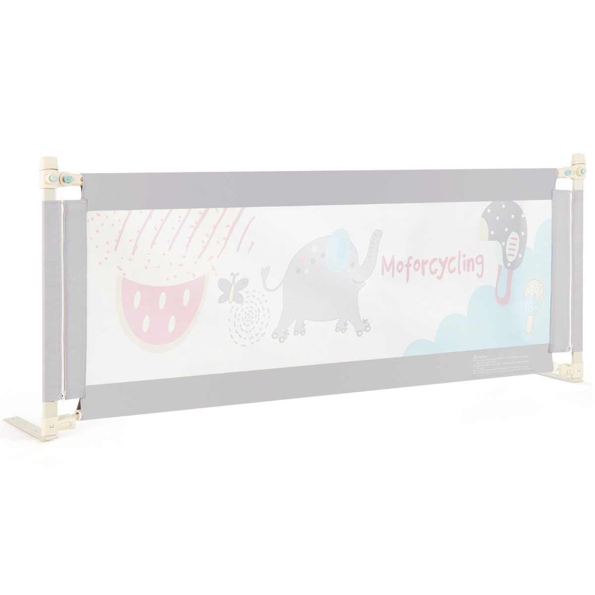 Costway Veiligheidsrail voor Kinderbedjes, 175,5 cm lang