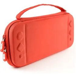 We-Vibe Etui de transport/rangement Nintendo Switch OLED rouge : Etui, protection base + (Switch OLED), Weiteres Gaming Zubehör, Rot