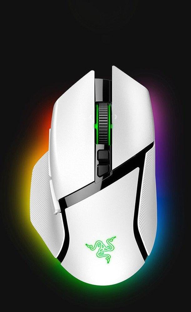Razer Basilisk V3 Pro Wireless Gaming Maus - Wit