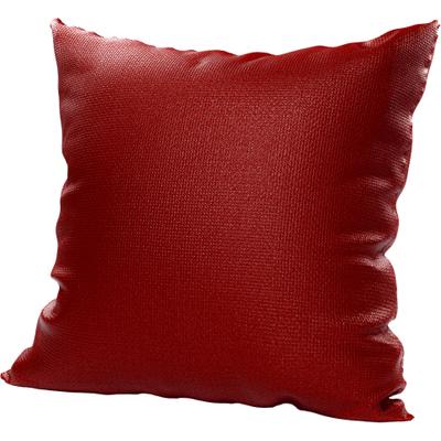 Dekokissen HOMING "St. Moritz" Gr. 1, rot (rot, unifarben), B:40cm L:40cm, Polyester, Dekokissen_Sitzkissen_Kissenhüllen, Pflegeleicht