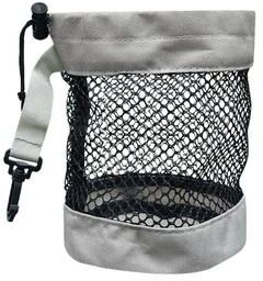 Uplift Essentials Nylon Mesh Golf Ball Pouch Bag grey s