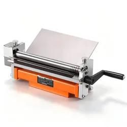 VEVOR Rundbiegemaschine Manuell 32 cm Walzbreite 1 mm Blechdicke, Blechbiegemaschine, Blechwalze aus Stahl, mit Festen Walzen, für Aluminiumlegierungen, Kupferblech und Kohlenstoffarmen Stahl