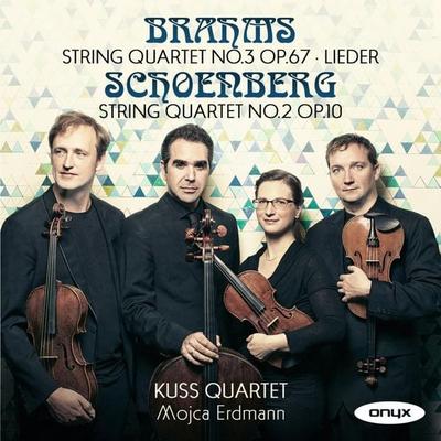 Streichquartett 3 op.67/Sommerabend/Mondensch - Johannes Brahms,Arnold Schönberg, CD, 0880040416623